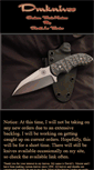 Mobile Screenshot of dmknives.com